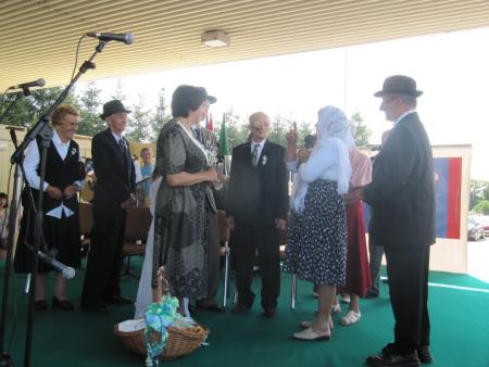 Prireditev ob vstopu Hrvaške v EU na mejnem prehodu Gibina 33